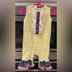 Ricrac & Ruffles Romper 18 Months